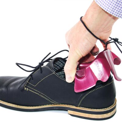 Placing The Funnel® for the foot by Insightful products into a shoe