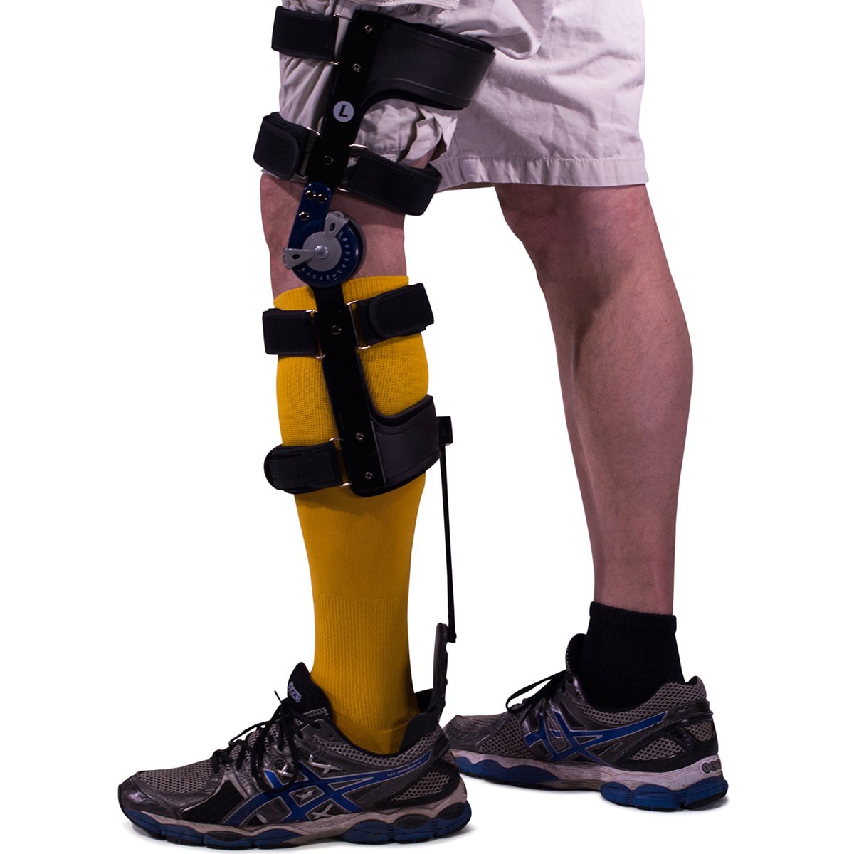 Masted Knee Brace worn by a man