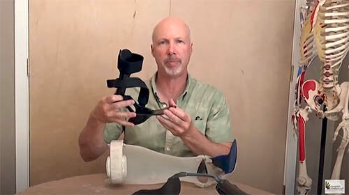 Ian Engelman talking about the advantages of the short footplate on the Step Smart Brace