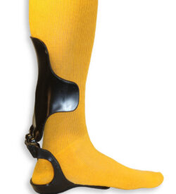 The optional strapless step-smart drop foot brace from Insightful Products