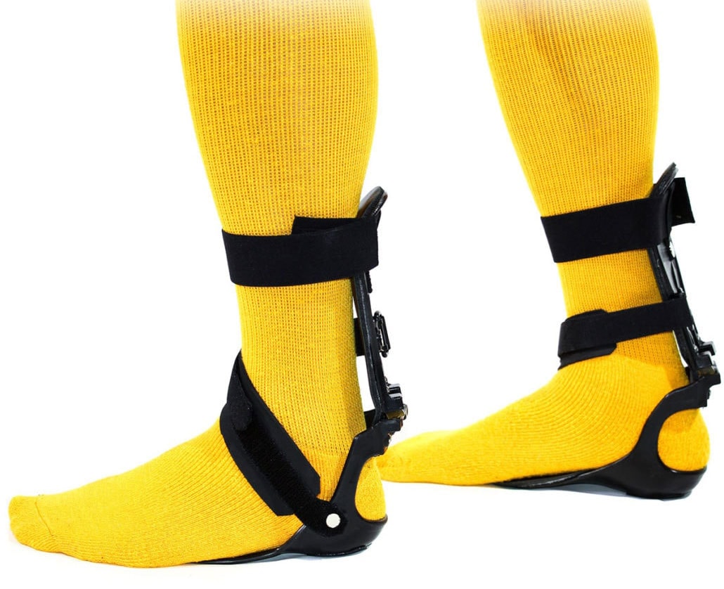 The Bilateral Step-Smart Brace with calf strap and I-Strap