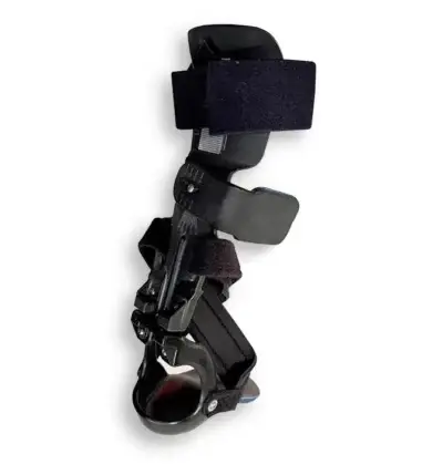 The CMT Step Smart Brace, Double Strap, rear three-quarter view, brace only