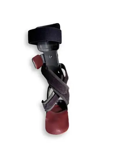 The CMT Step Smart Brace, Double Strap, front View, brace only